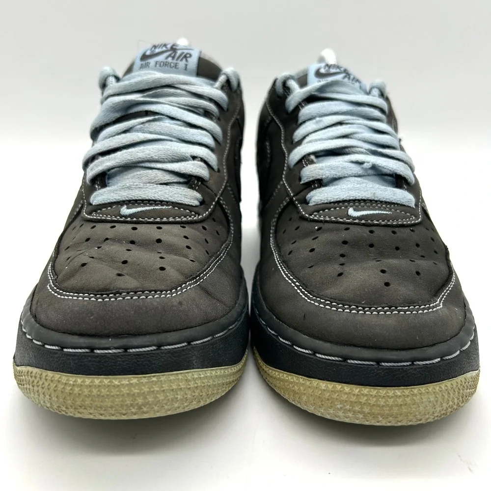 Nike Air Force 1 Low Sneakers Women Anthracite Ice‎ Blue Light Blue Shoes Y2K